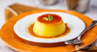 Crème caramel vegan