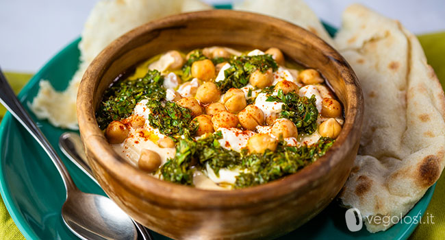 Musabaha - Hummus decostruito con yogurt