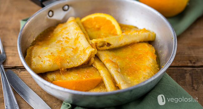 Crêpe Suzette vegane